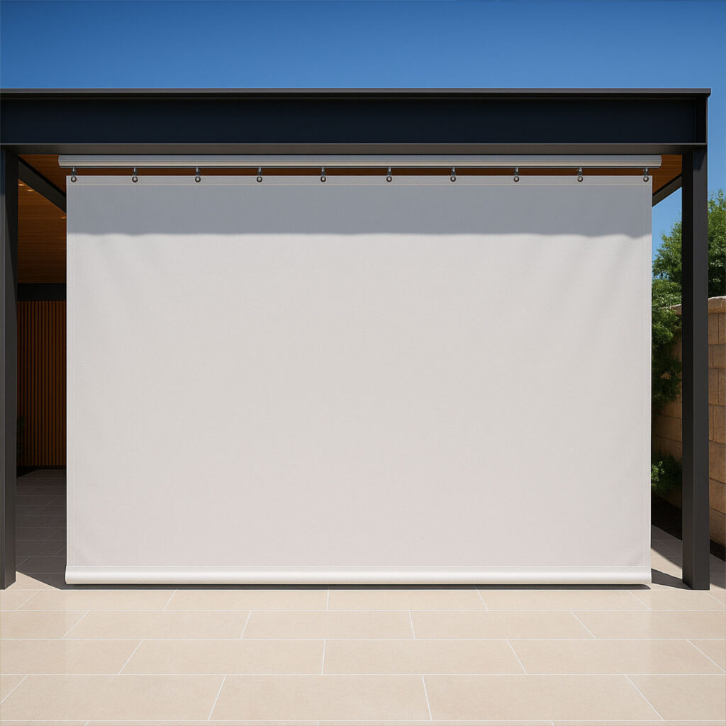 Schiebeplane / Kederplane mit Saum und Ösen